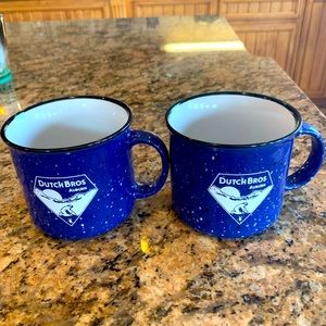 Pair of Dutch Bros ceramic mugs